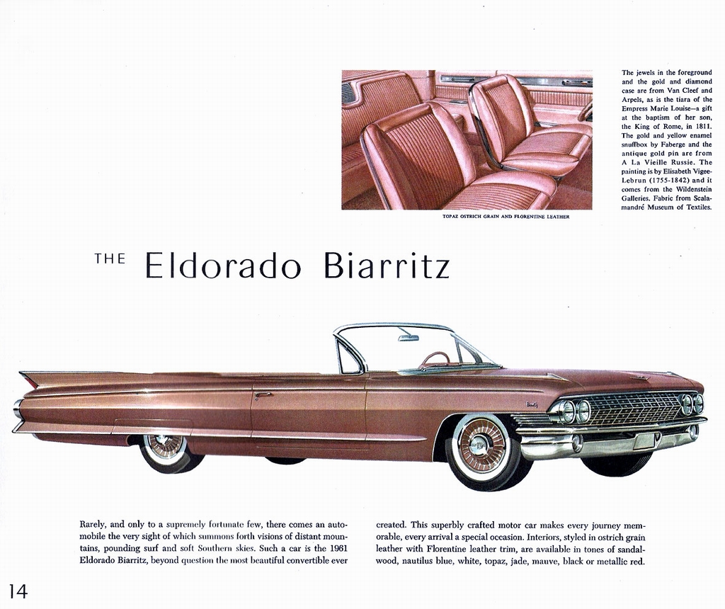 1961 Cadillac Prestige Brochure Page 18